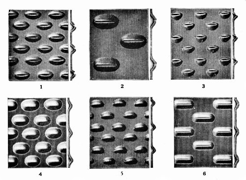 Specimens of Copper Covers for Pulper Cylinders