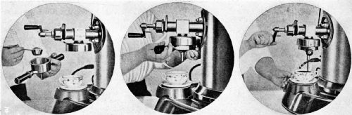 Showing How the Italian Rapid Coffee Machine Works